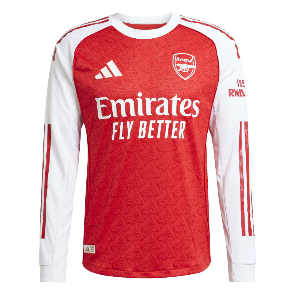 Adidas Arsenal Authentic Langermet Fotballdrakt 25/26 Hjemme 