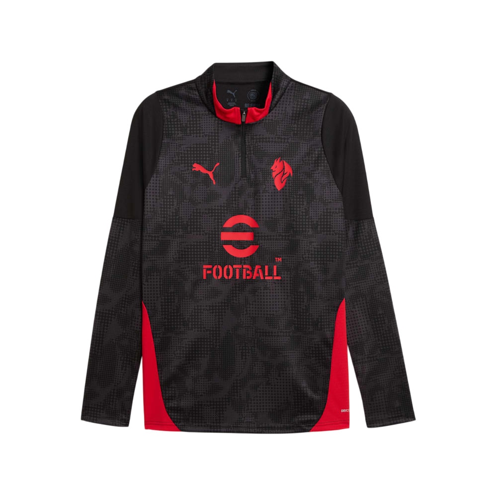 Puma AC Milan Treningsgenser 25/26 Sort/Rød