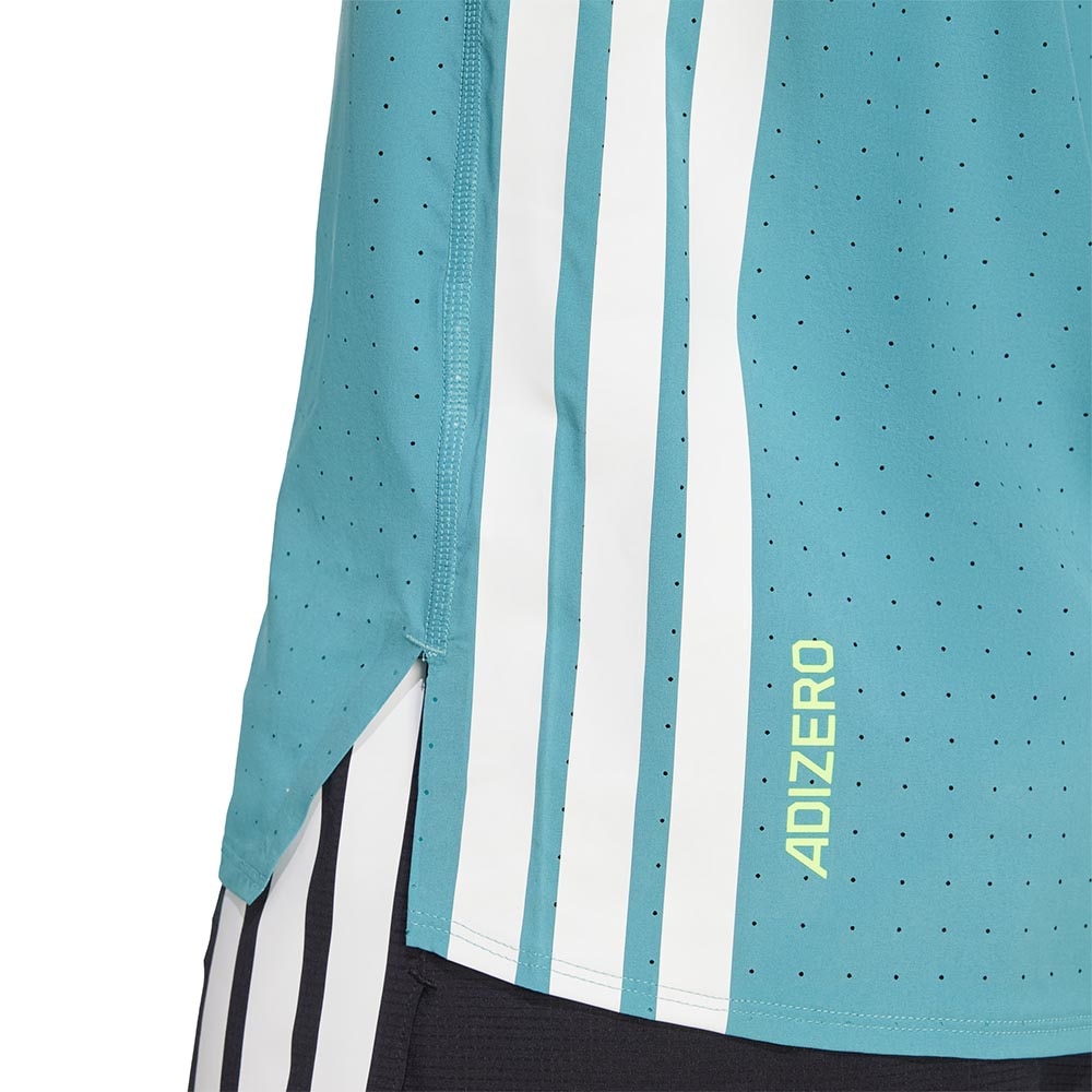 Adidas Adizero Running Kortermet Trøye Herre Blå/Hvit