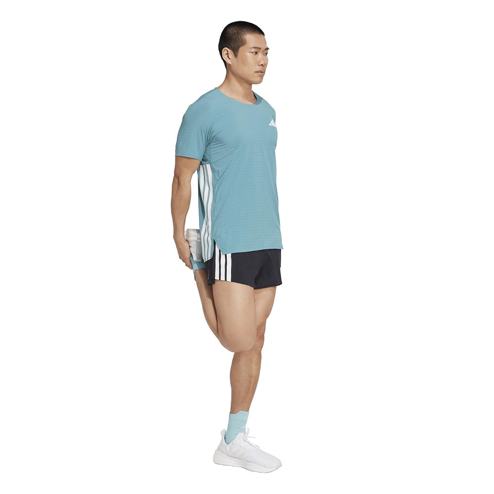 Adidas Adizero Running Kortermet Trøye Herre Blå/Hvit