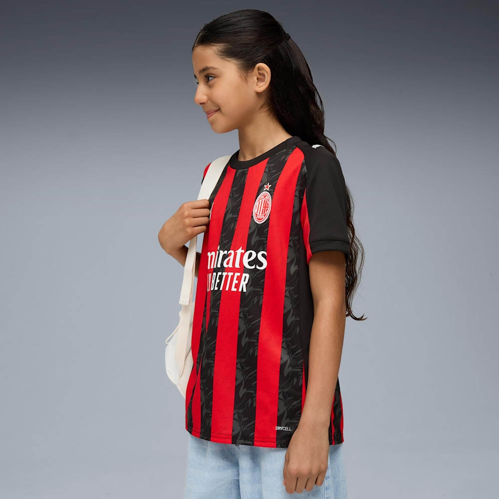 Puma AC Milan Fotballdrakt 25/26 Barn Hjemme 