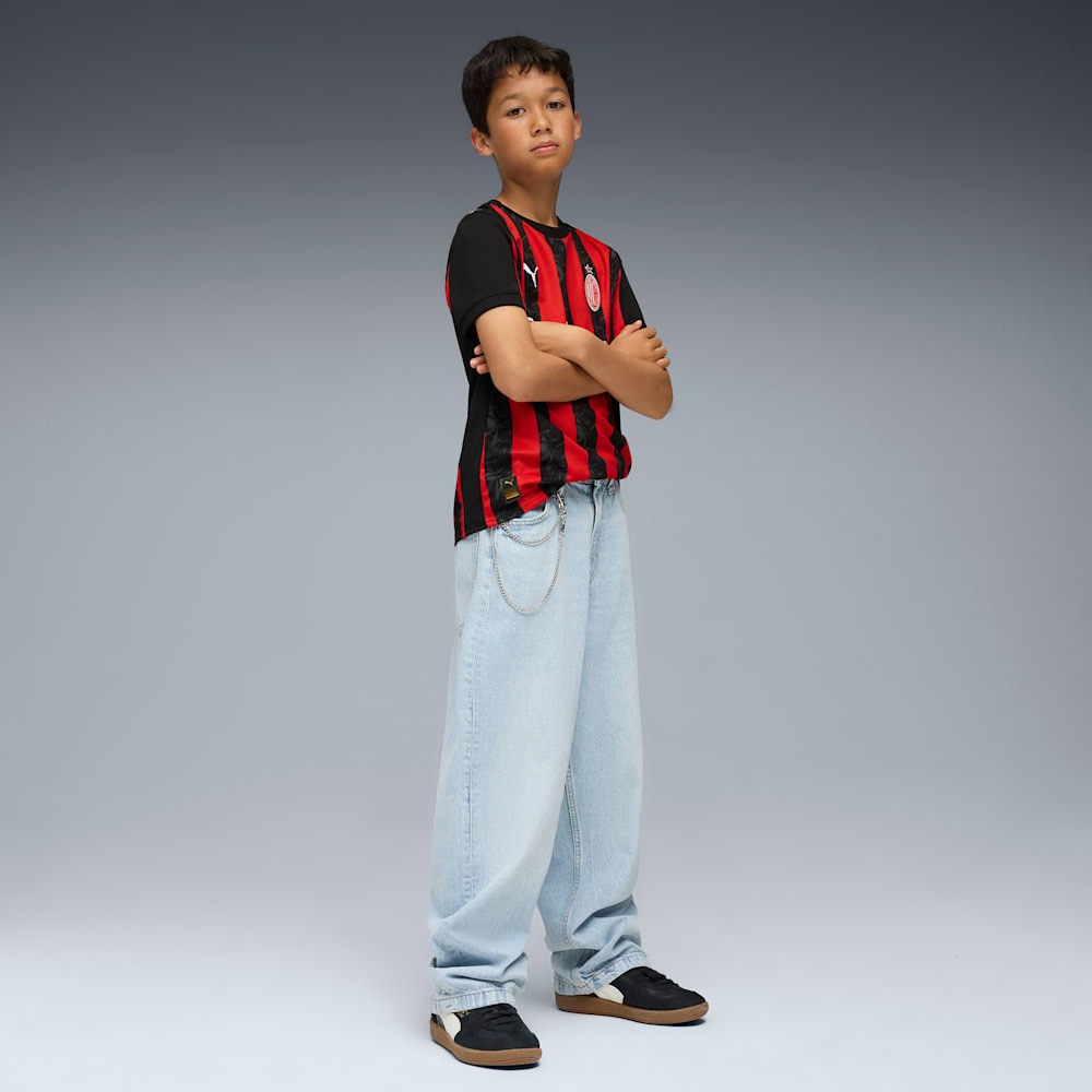 Puma AC Milan Fotballdrakt 25/26 Barn Hjemme 