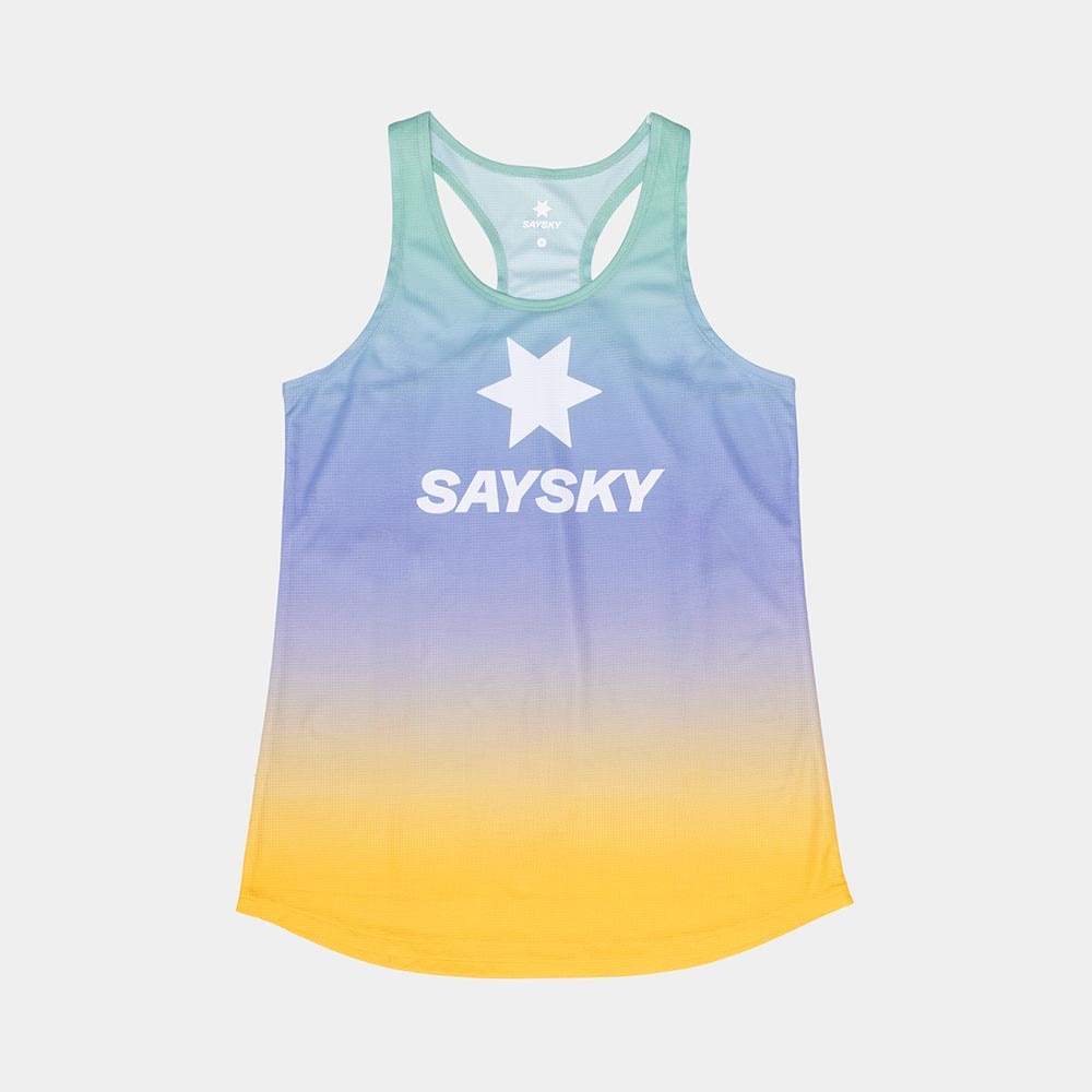 Saysky Drip Dye Flow Singlet Dame Flerfarget