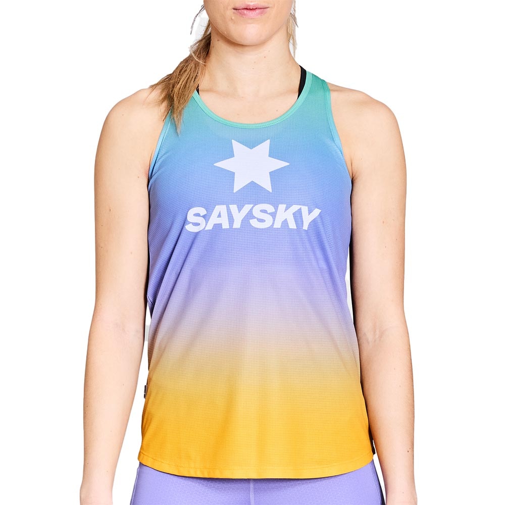 Saysky Drip Dye Flow Singlet Dame Flerfarget