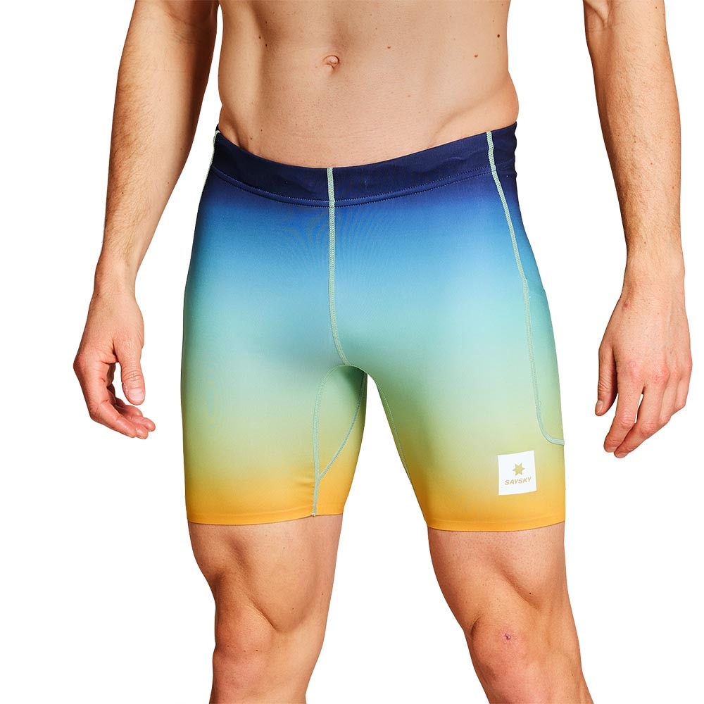 Saysky Drip Dye Combat+ Short Tights 7'' Herre Flerfarget