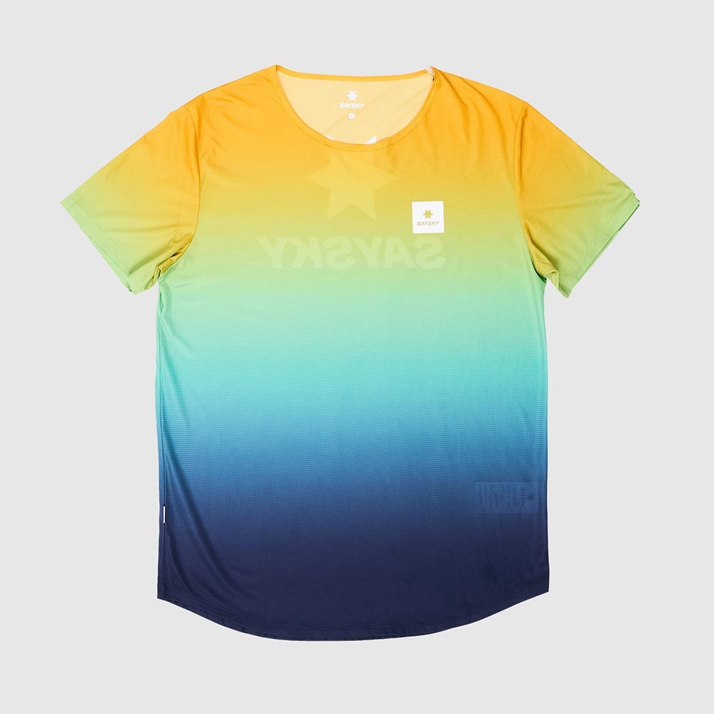 Saysky Drip Dye Flow Kortermet Trøye Herre Flerfarget