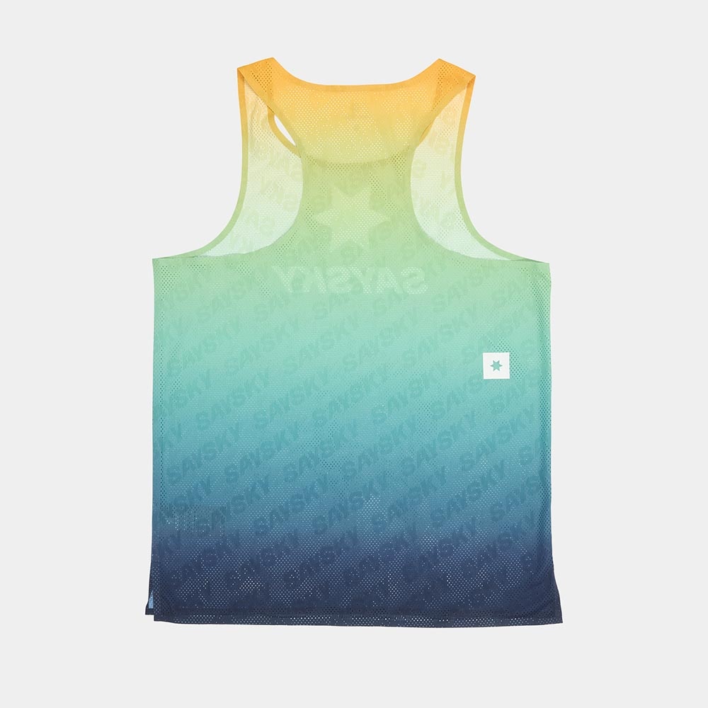 Saysky Drip Dye Flow Air Singlet Herre Flerfarget