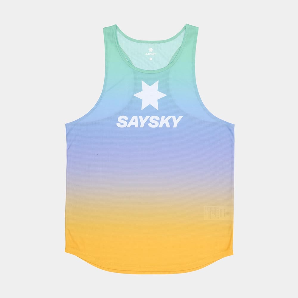 Saysky Drip Dye Flow Singlet Herre Flerfarget