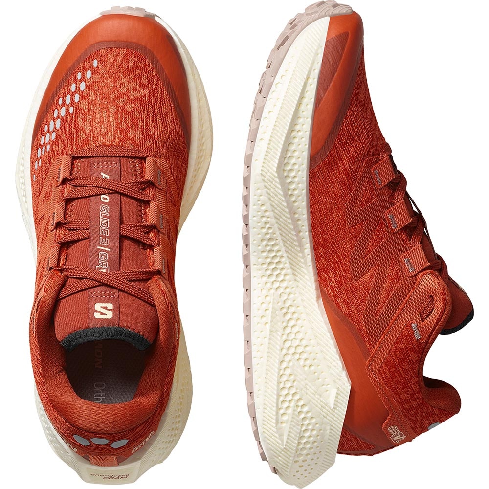 Salomon Aero Glide 3 GRVL Joggesko Dame Rød/Beige