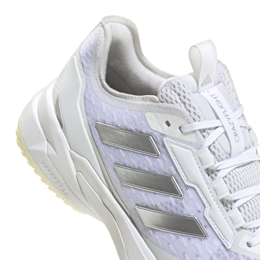 Adidas Crazyflight 6 Hallsko Dame Hvit/Sølv