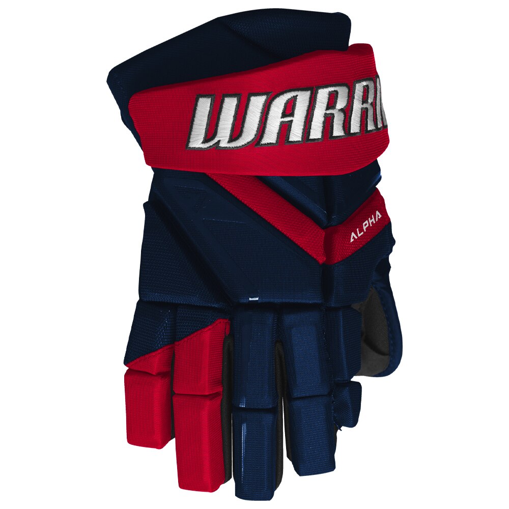 Warrior Alpha LX3T Hockeyhanske Marine/Rød