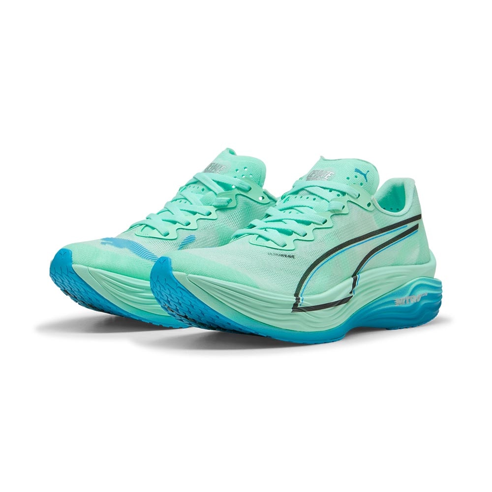 Puma Deviate Nitro Elite 3 Joggesko Dame Turkis/Blå