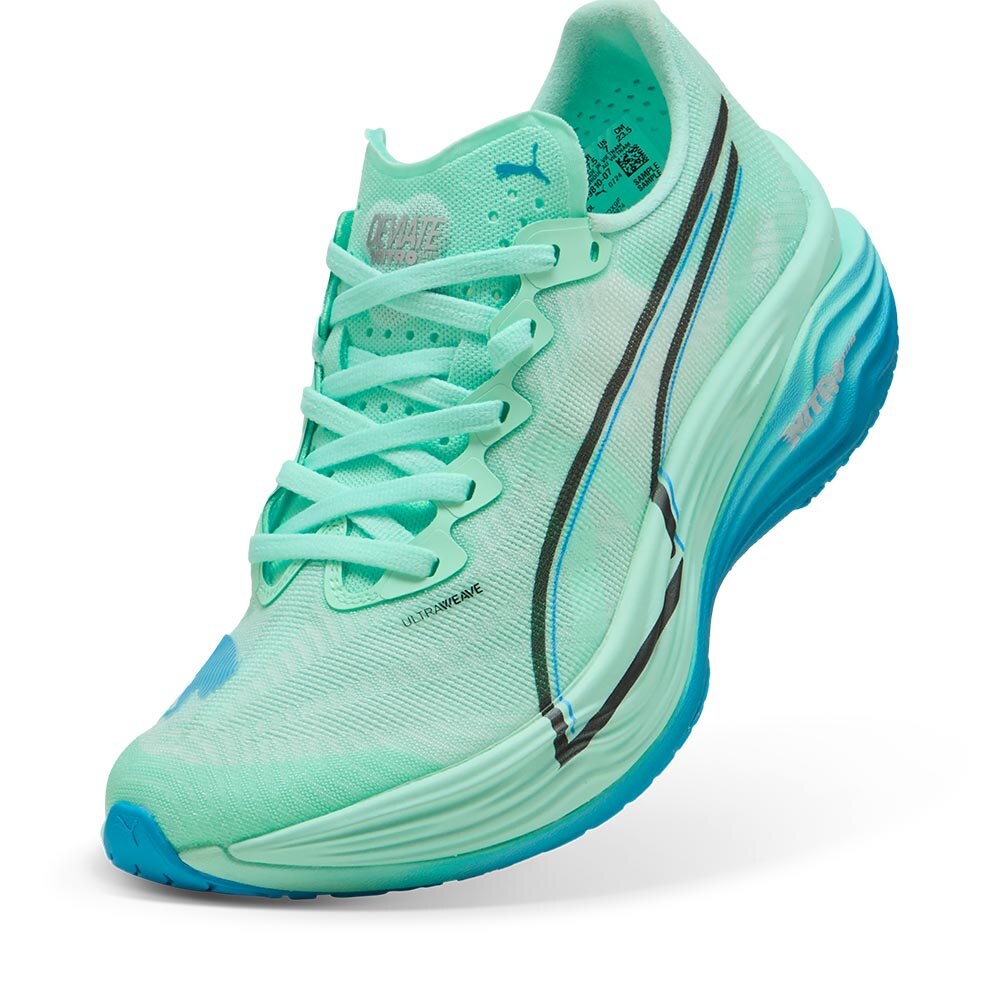 Puma Deviate Nitro Elite 3 Joggesko Dame Turkis/Blå