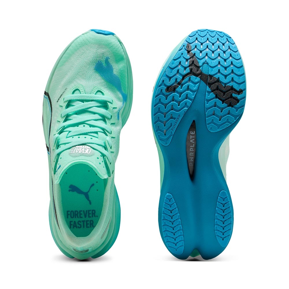 Puma Deviate Nitro Elite 3 Joggesko Dame Turkis/Blå