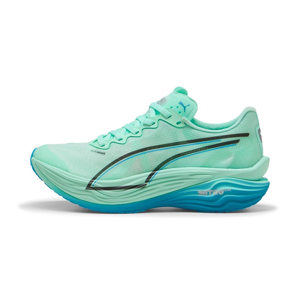 Puma Deviate Nitro Elite 3 Joggesko Dame Turkis/Blå