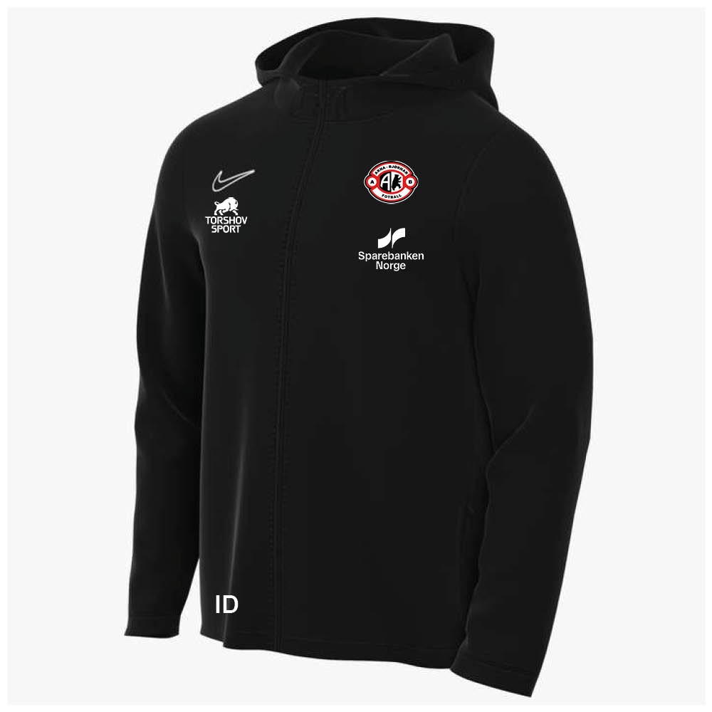 Nike Arna-Bjørnar Regnjakke Sort/Hvit