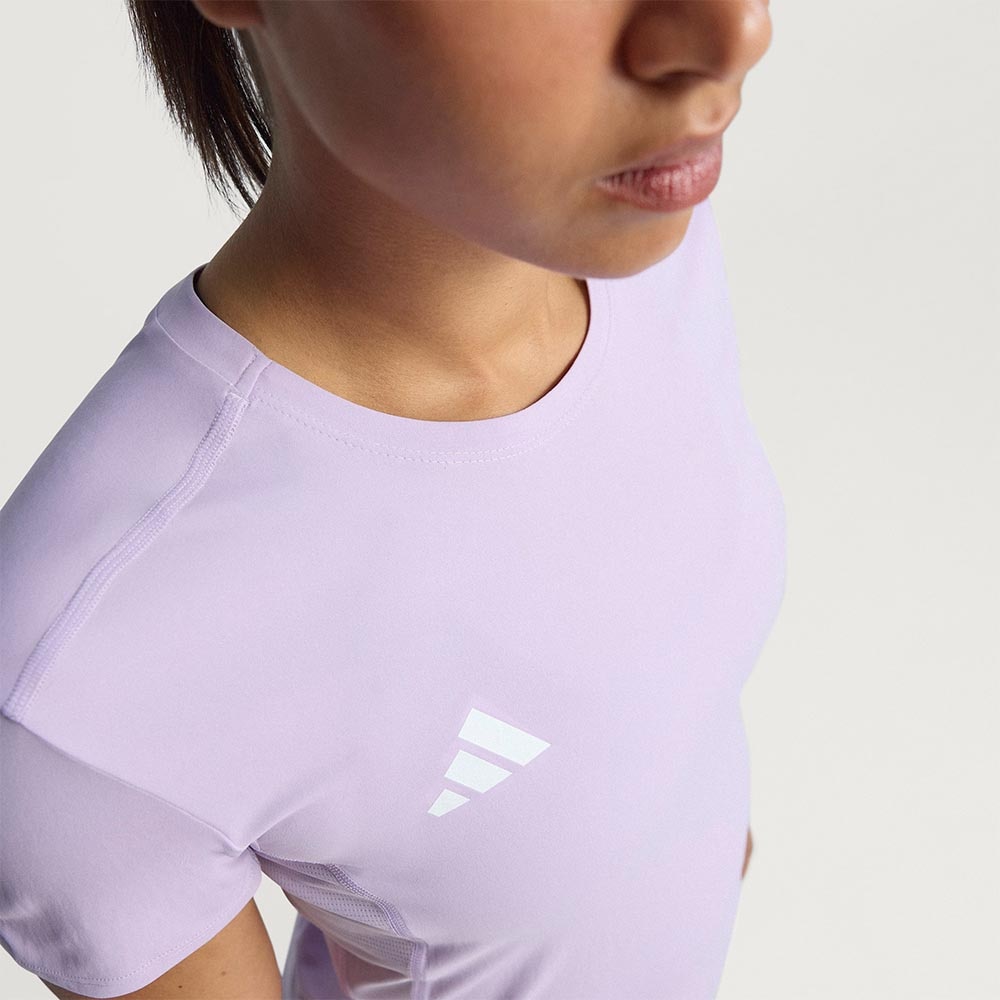 Adidas Adizero Essential Kortermet Trøye Dame Lilla