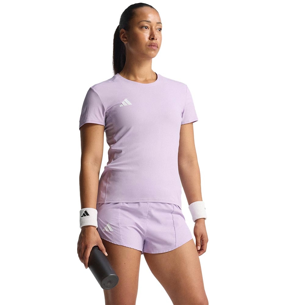 Adidas Adizero Essential Kortermet Trøye Dame Lilla