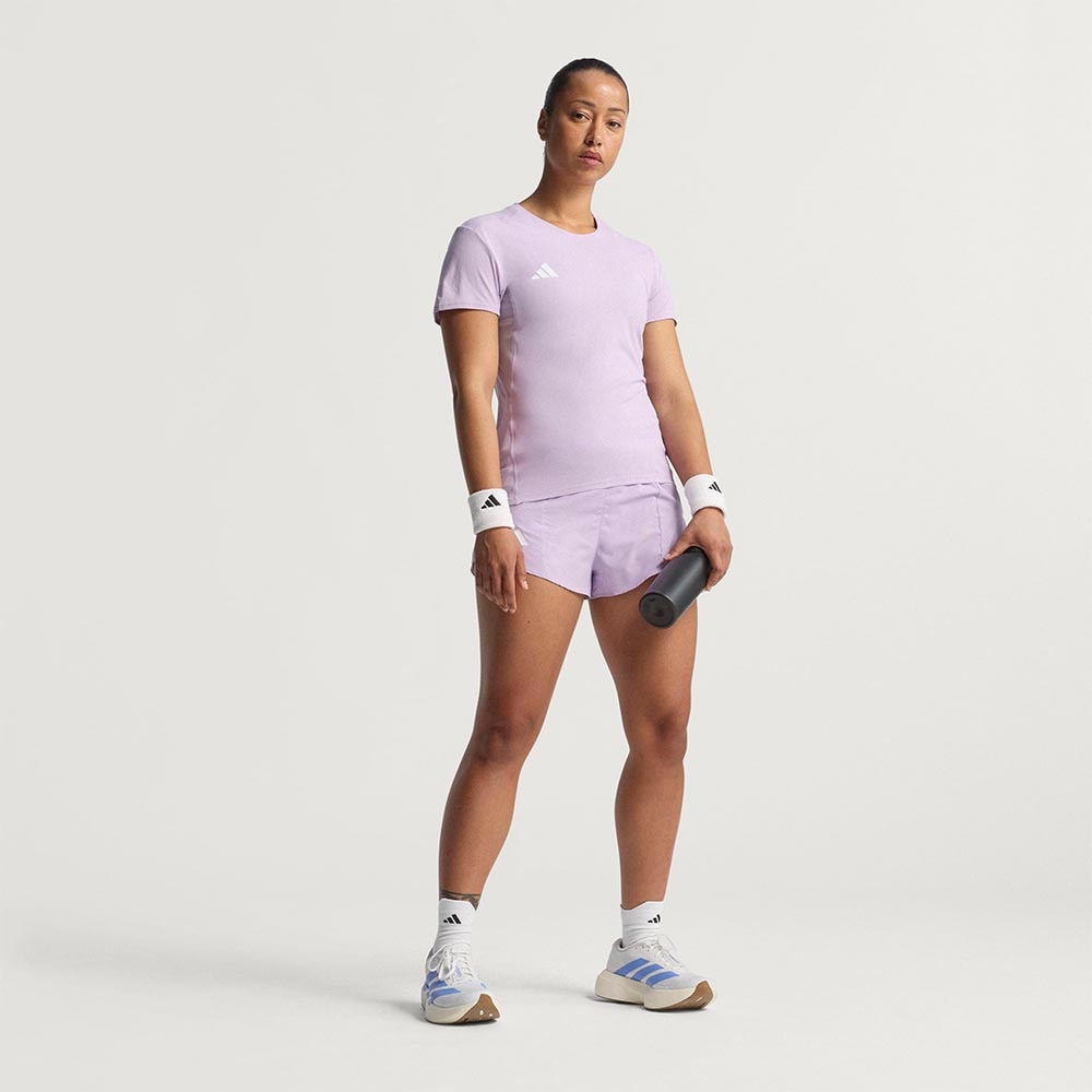 Adidas Adizero Essential Kortermet Trøye Dame Lilla