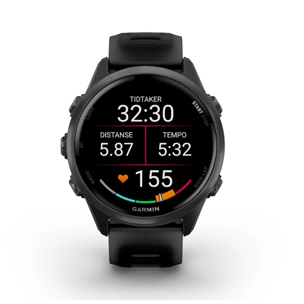 Garmin Forerunner 570 - 42mm Pulsklokke Sort/Grå