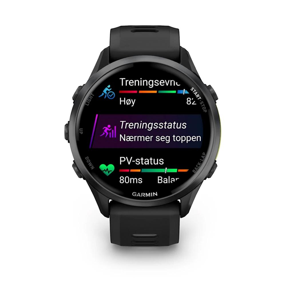 Garmin Forerunner 970 Pulsklokke Sort/Grå