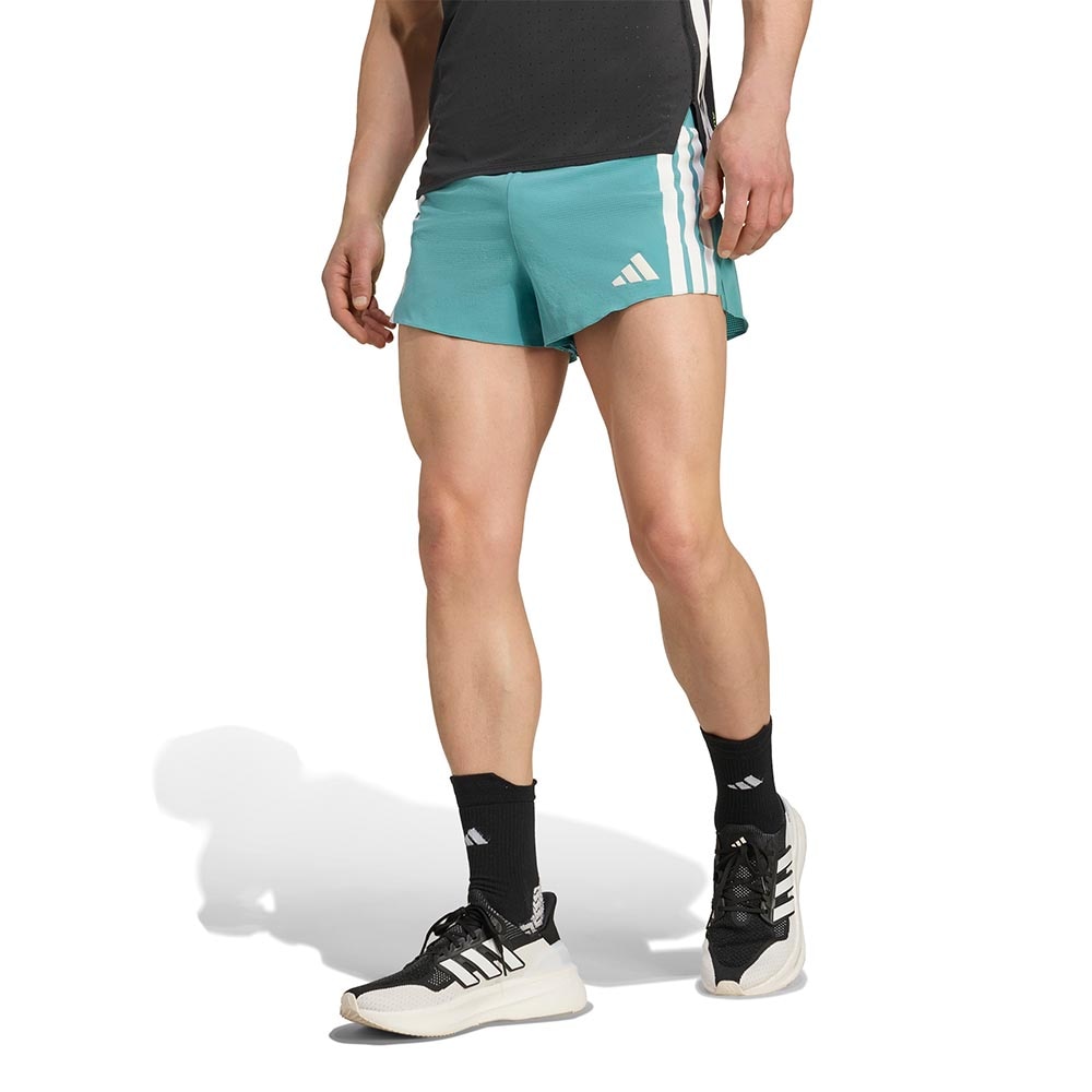 Adidas Adizero Gel Pocket Løpeshorts Herre Turkis/Hvit