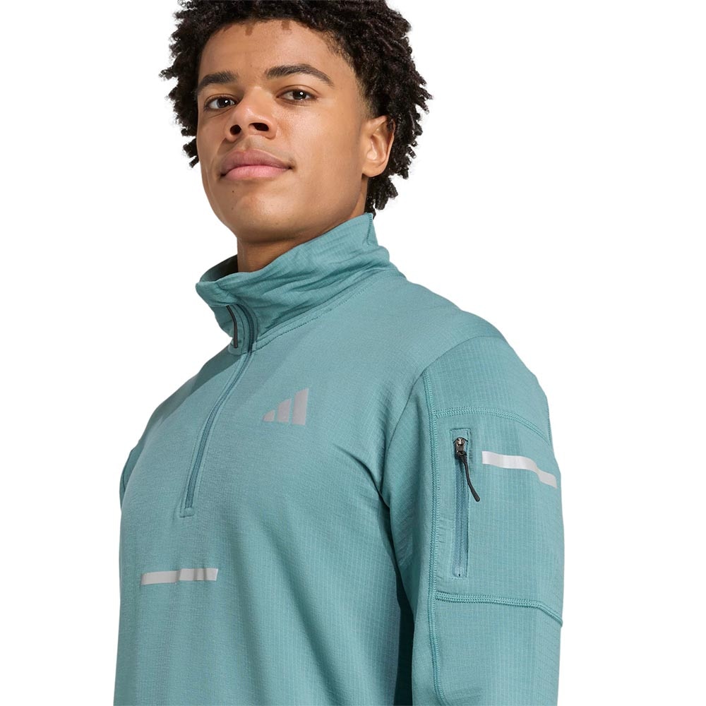 Adidas Adi365 Warm Half-Zip Trøye Herre Turkis