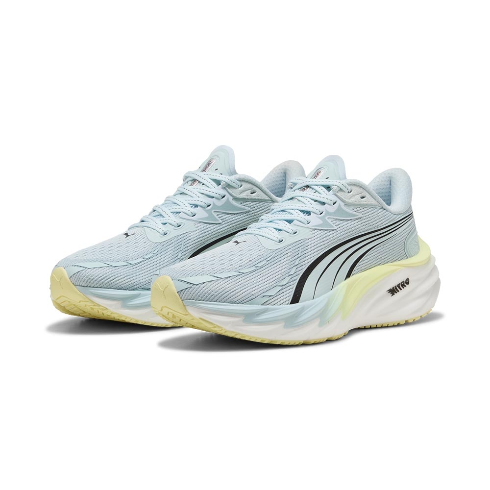 Puma Velocity Nitro 4 Joggesko Dame Lys Blå/Gul
