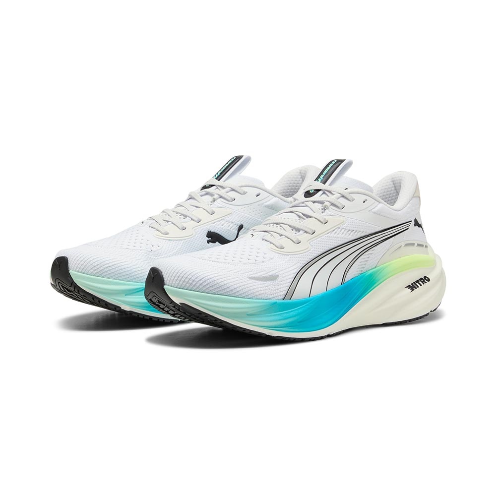 Puma Magnify Nitro 3 Joggesko Herre Hvit/Blå