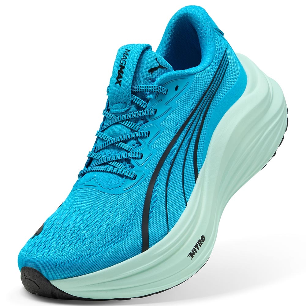 Puma MagMax Nitro Joggesko Herre Blå/Turkis