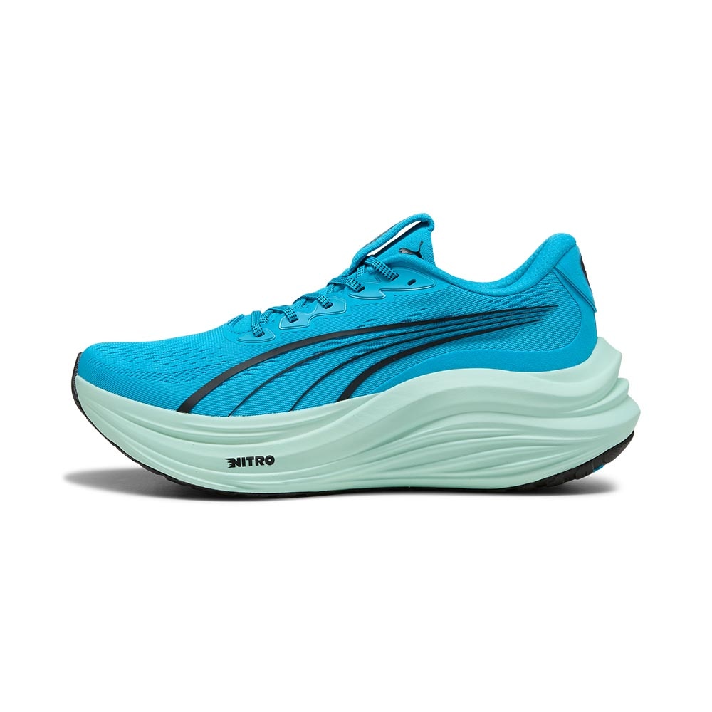 Puma MagMax Nitro Joggesko Herre Blå/Turkis