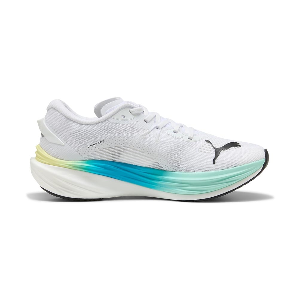 Puma Deviate Nitro 3 Joggesko Herre Hvit/Blå/Gul