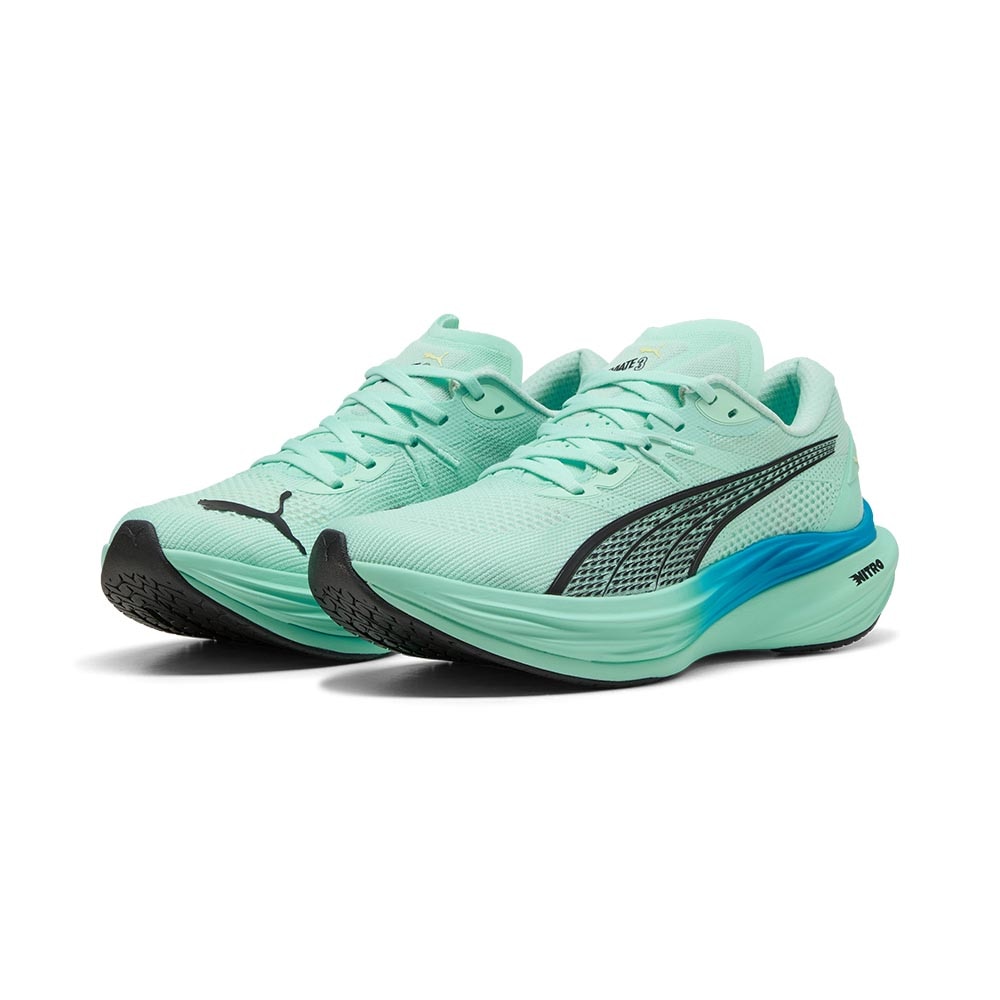 Puma Deviate Nitro 3 Joggesko Herre Turkis/Sort