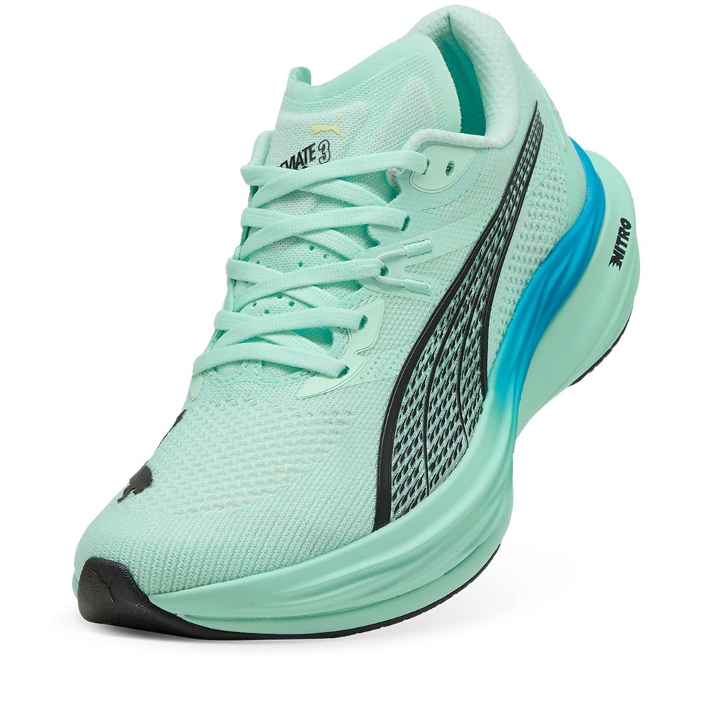 Puma Deviate Nitro 3 Joggesko Herre Turkis/Sort