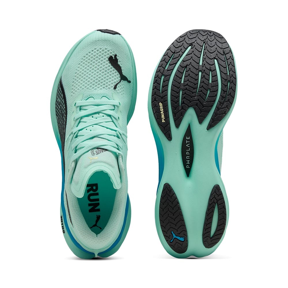 Puma Deviate Nitro 3 Joggesko Herre Turkis/Sort