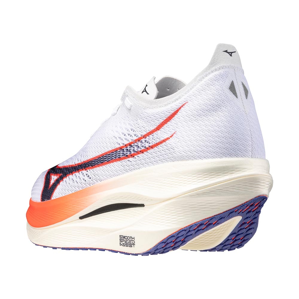Mizuno Wave Rebellion Pro 3 Joggesko Hvit/Blå/Rød