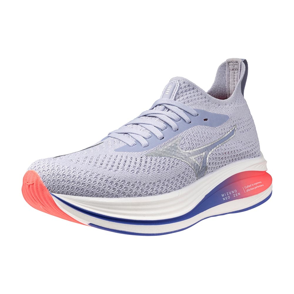 Mizuno Neo Zen Joggesko Dame Lilla/Rød