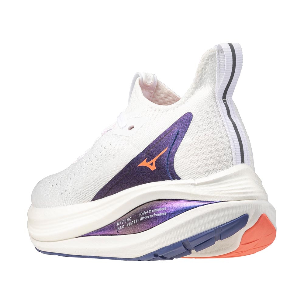 Mizuno Neo Vista 2 Joggesko Dame Hvit/Lilla/Rød