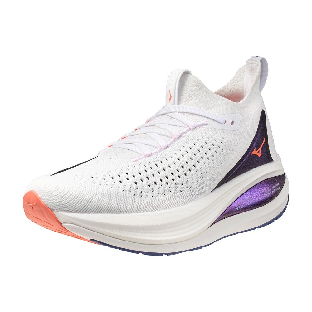 Mizuno Neo Vista 2 Joggesko Dame Hvit/Lilla/Rød
