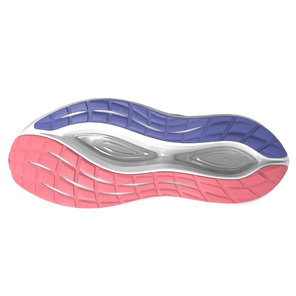 Mizuno Neo Vista 2 Joggesko Dame Hvit/Lilla/Rød