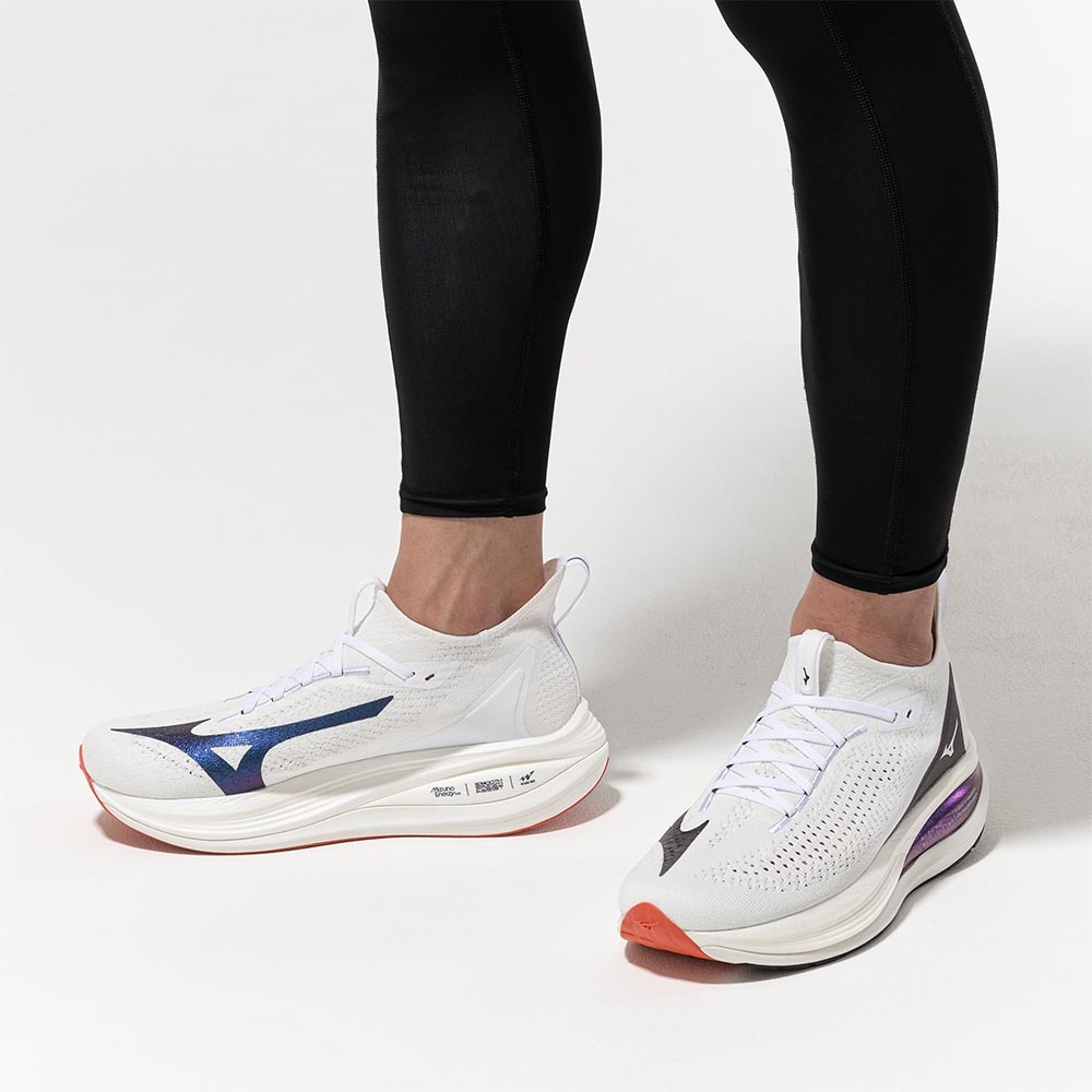 Mizuno Neo Vista 2 Joggesko Herre Hvit/Lilla/Rød