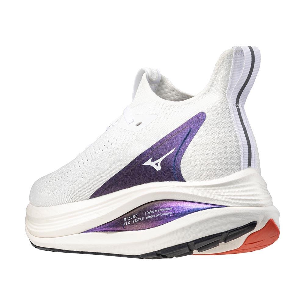 Mizuno Neo Vista 2 Joggesko Herre Hvit/Lilla/Rød