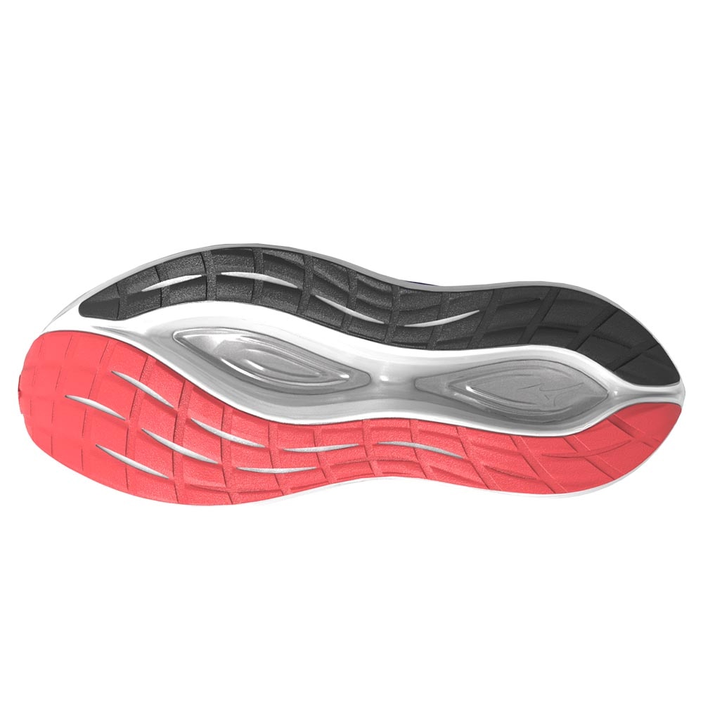 Mizuno Neo Vista 2 Joggesko Herre Hvit/Lilla/Rød