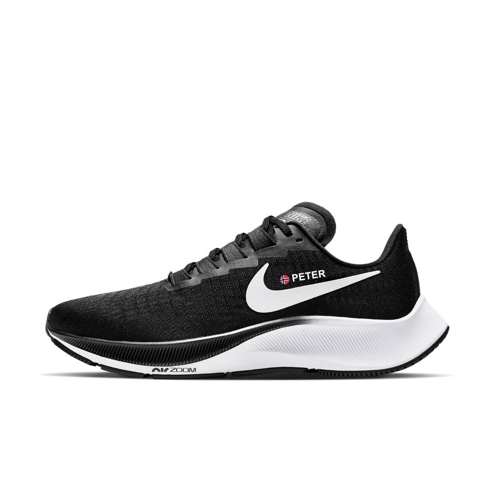 Nike Air Zoom Pegasus 37 Joggesko Dame Sort/Hvit