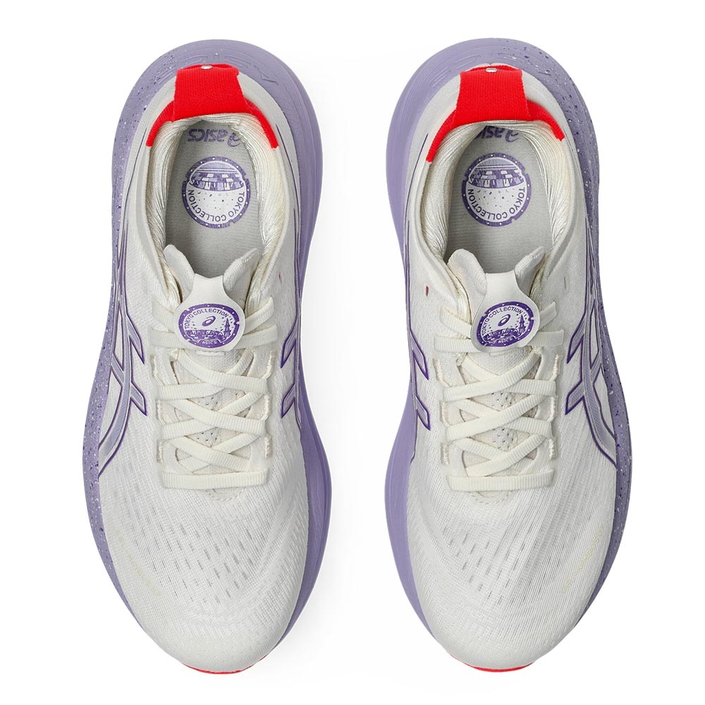 Asics Gel-Nimbus 27 Tokyo Joggesko Dame Hvit/Lilla