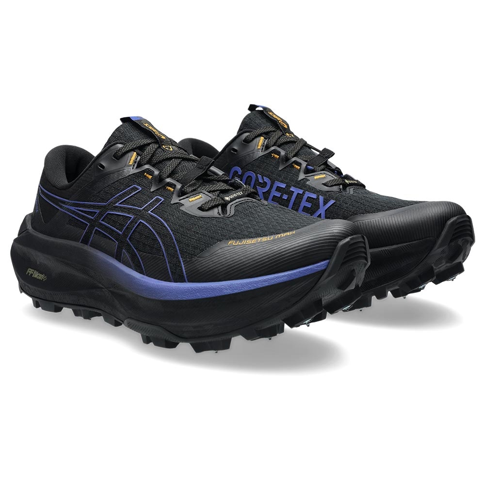 Asics FujiSetsu Max GTX Joggesko Herre Sort/Blå