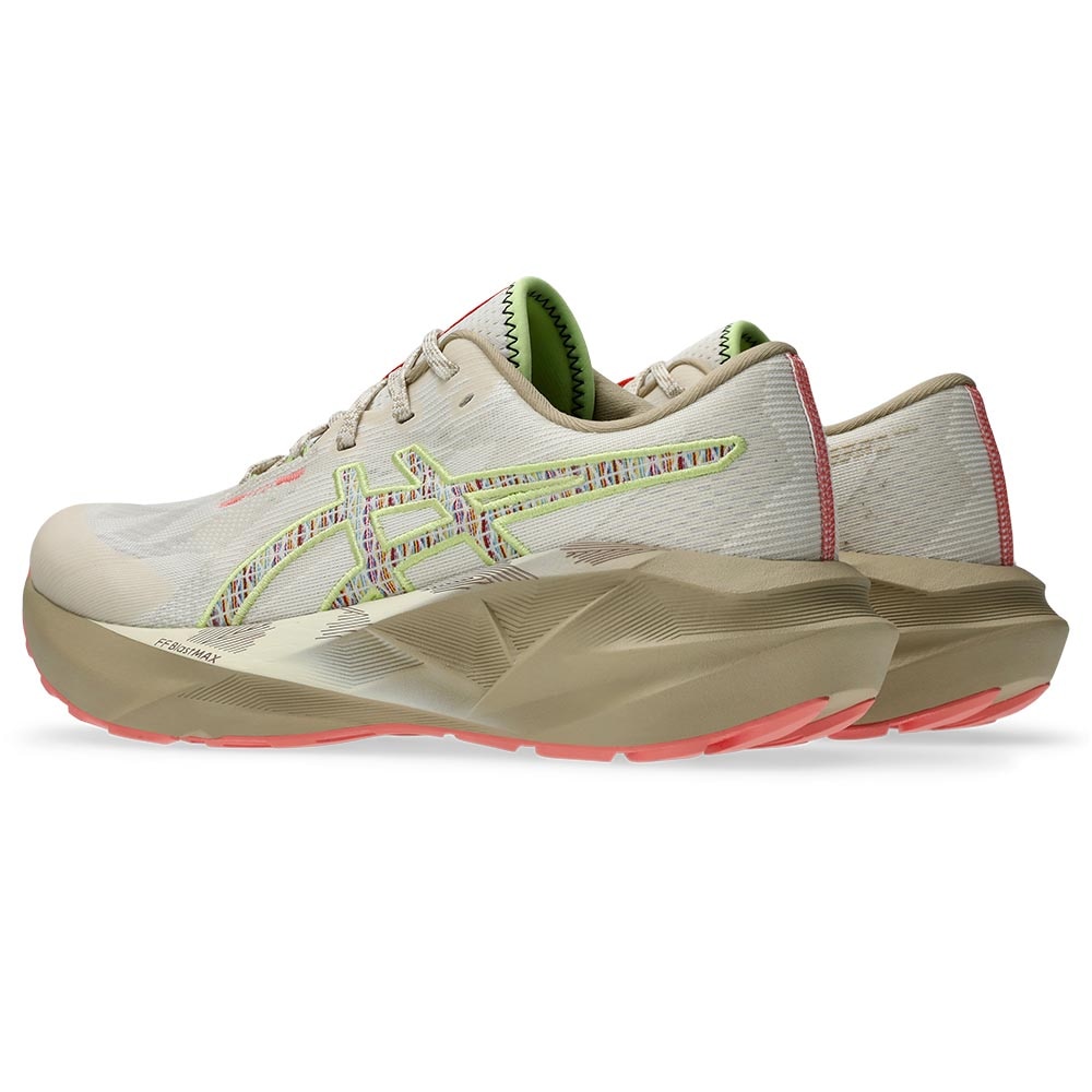 Asics Novablast 5 TR Joggesko Dame Beige/Grønn/Rosa