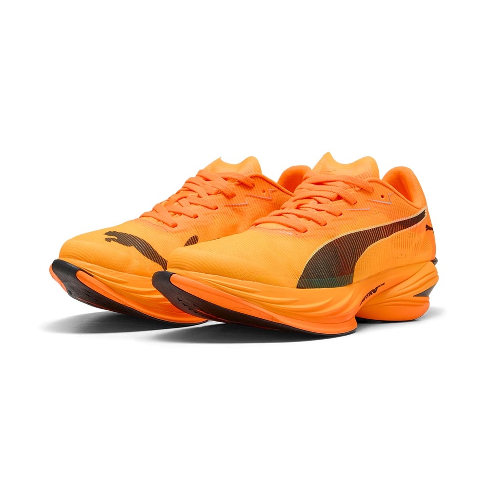 Puma Fast-R Nitro Elite 3 Joggesko Dame Oransje/Sort