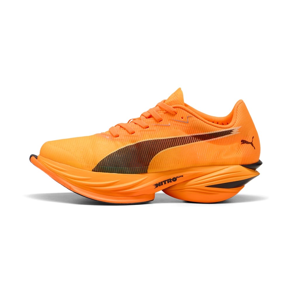 Puma Fast-R Nitro Elite 3 Joggesko Dame Oransje/Sort