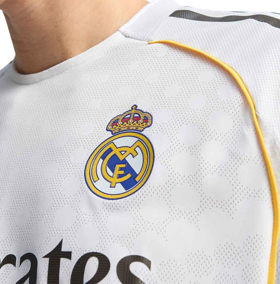 Adidas Real Madrid Authentic Langermet Fotballdrakt 25/26 Hjemme